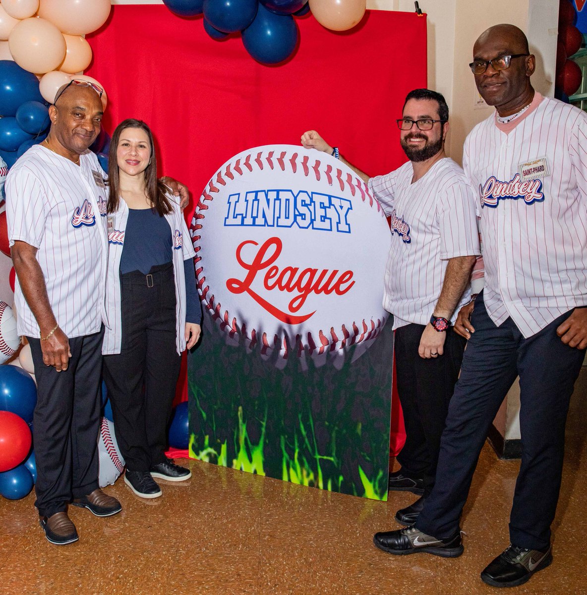 Our all-star lineup, batting for our school's success, as the dynamic foursome making the plays to win every inning! ⚾️ 💫🤗 THANK YOU Mr. Florestal, Dr. Silva, Mr. Sosa & Mr. Saint Phard  for always hitting it out of the park💫🎉 #APWeek24  #YourBestChoiceMDCPS #StepUpToSuccess