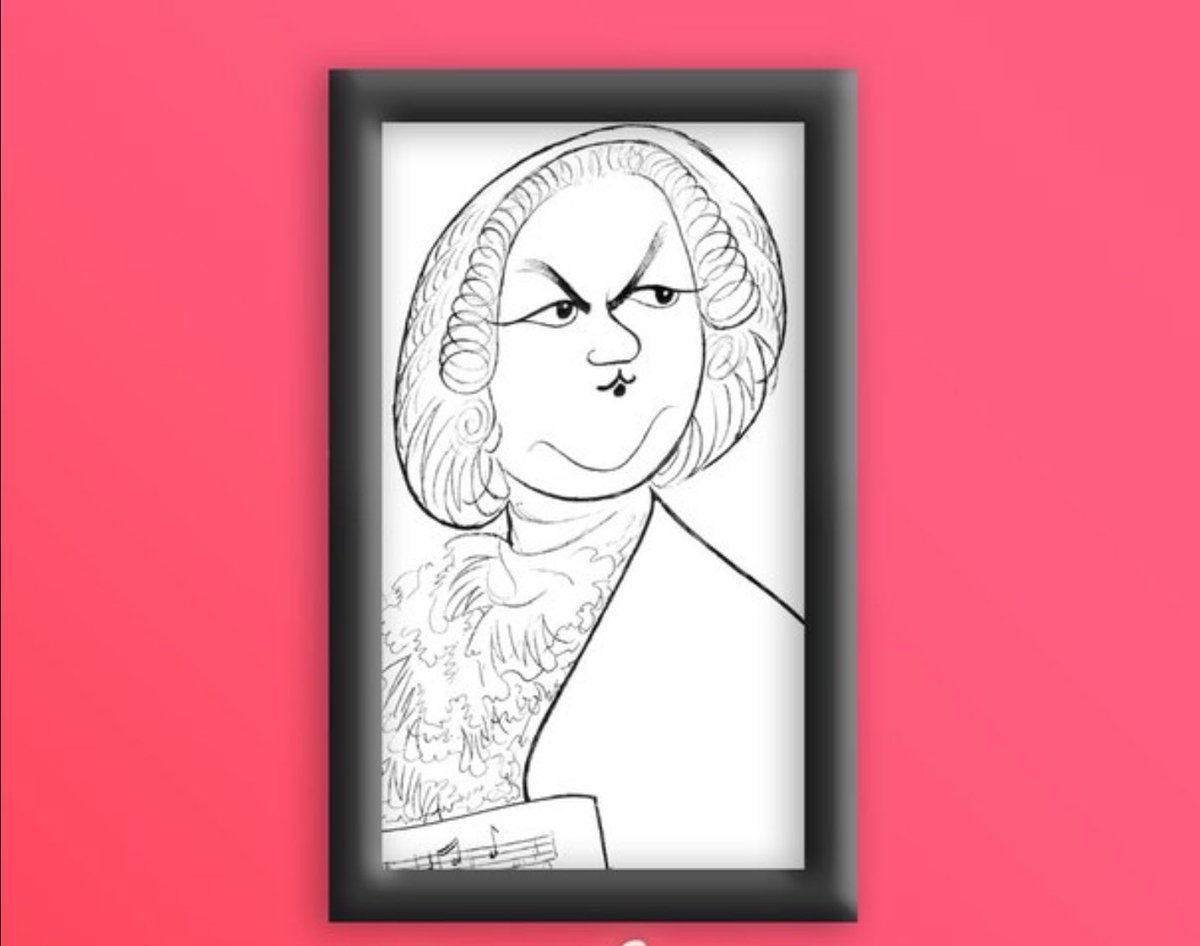 It must be April Fools’ Day. Hirschfeld Birthdays is claiming that this is Johann Sebastian Bach when it’s clearly Hermione Gingold.