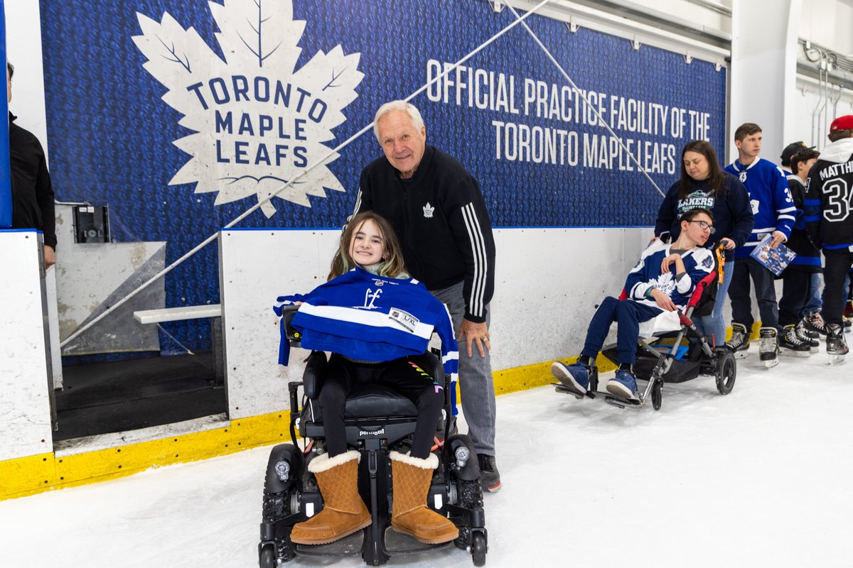 Some highlights from last week's Toronto Male Leafs Skate for Easter Seals Kids #LeafsForever #Leafs #leafsnation #blue #white #mapleleafs #maple #Toronto #Canada #Wendel #Clark #Darryl #Sittler #HockeyTwitter