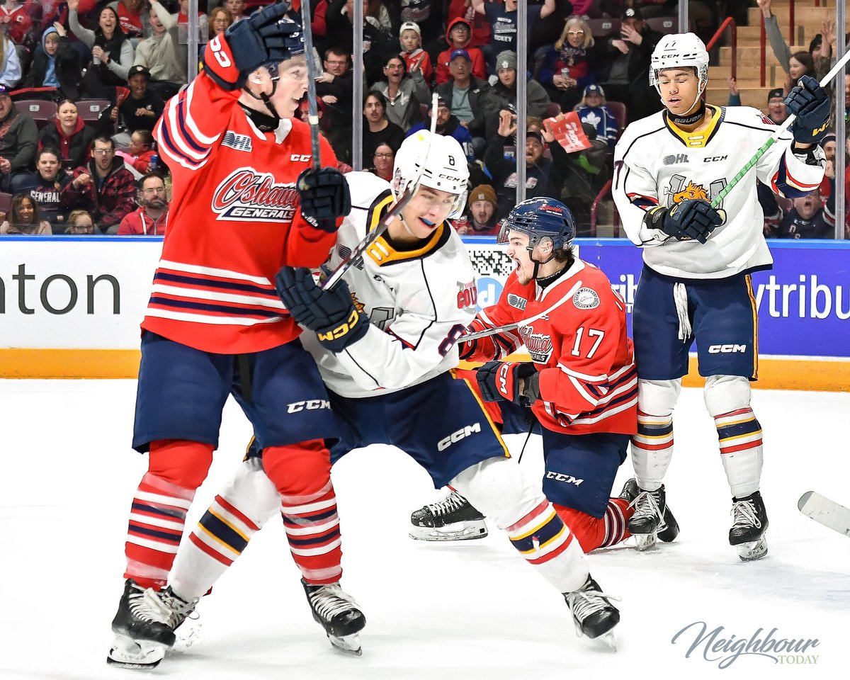Draft Eligible (@draft_eligible) on Twitter photo 31Mar2024- Your hometown <a href="/Oshawa_Generals/">Oshawa Generals</a> enjoyed their Easter Sunday as they battled hard against the <a href="/OHLBarrieColts/">Barrie Colts</a>, winning 5-4 to tie their best of seven series, one-game a piece. Oshawa's own #17 Luke Torrence netted the eventual game winner! 31Mar2024- Your hometown <a href="/Oshawa_Generals/">Oshawa Generals</a> enjoyed their Easter Sunday as they battled hard against the <a href="/OHLBarrieColts/">Barrie Colts</a>, winning 5-4 to tie their best of seven series, one-game a piece. Oshawa's own #17 Luke Torrence netted the eventual game winner!