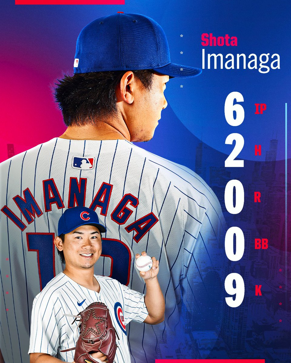MLB's tweet photo. Shota. Imanaga.

Learn the name. https://t.co/zjuOgHdWpD