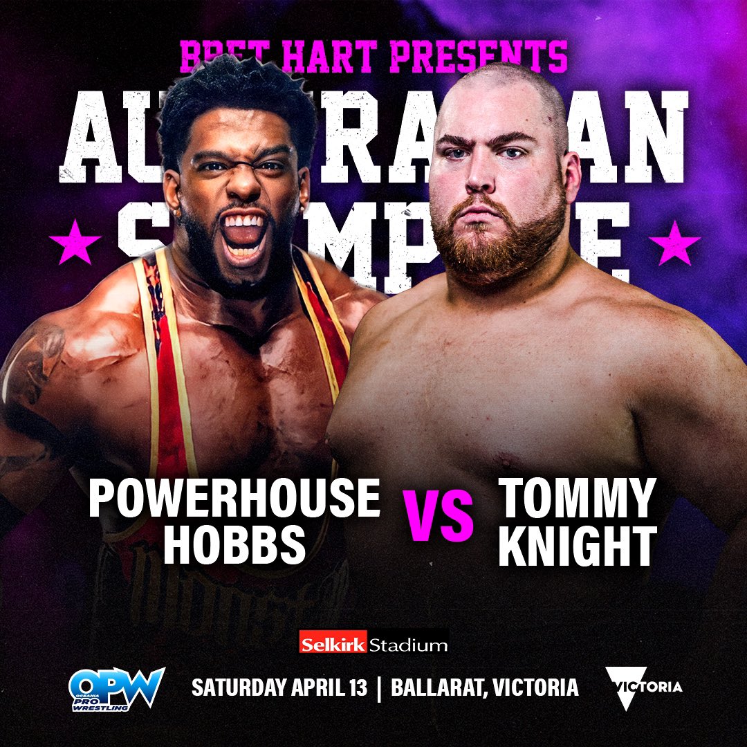 💣 dropped by <a href="/theTiser/">The Advertiser</a> as they have exclusively revealed that their very own hometown hero, <a href="/tommyknight1995/">Tommy Knight / トミーナイト</a> will go one on one with AEW’s <a href="/TrueWillieHobbs/">mine</a> at #AustralianStampede!

Don’t miss this battle of two of wrestling’s hardest hitters! 

🎟️ starrcast.com 🎟️