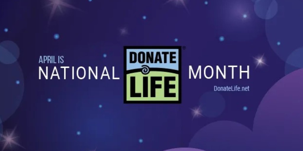 April is National Donate Life Month, and the @WhiteHouse issued a proclamation encouraging Americans to register as organ, tissue and bone marrow donors. bit.ly/4cFqkcb