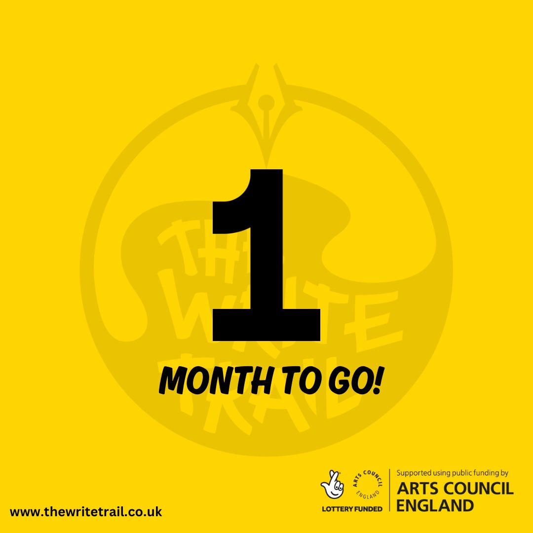 One month until 
T H E  W R I T E   T R A I L comes to the #LondonBorough of #Ealing 🌱

👉🏽 thewritetrail.co.uk 

#thewritetrail #April #April1st #AprilFirst2024 #LetsCreate #write #CreativeHealth #ACESupported #NationalLottery #writing #community #London #creativity #event