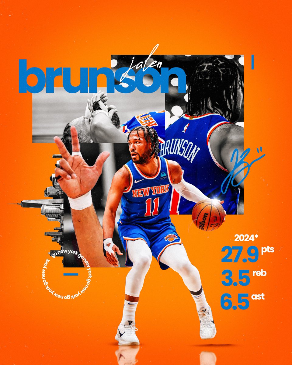 Light the Brunson Burner 🔥🎨 @jalenbrunson1 x @nyknicks #NewYorkForever #smsports #jalenbrunson #NBA