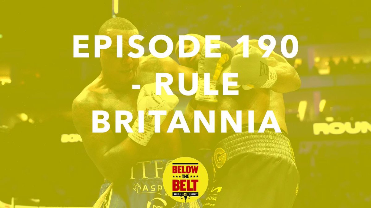 🎙️[PODCAST] Ep. 190 - Rule Britannia 🇬🇧🏆 (w/ @Flav_Bateman ) 🎧: pod.fo/e/22c93c 🥊A barnburner at The O2 🇬🇧British Title given a worthy battle 📺Sky Boxing back? #WardleyClarke #boxing