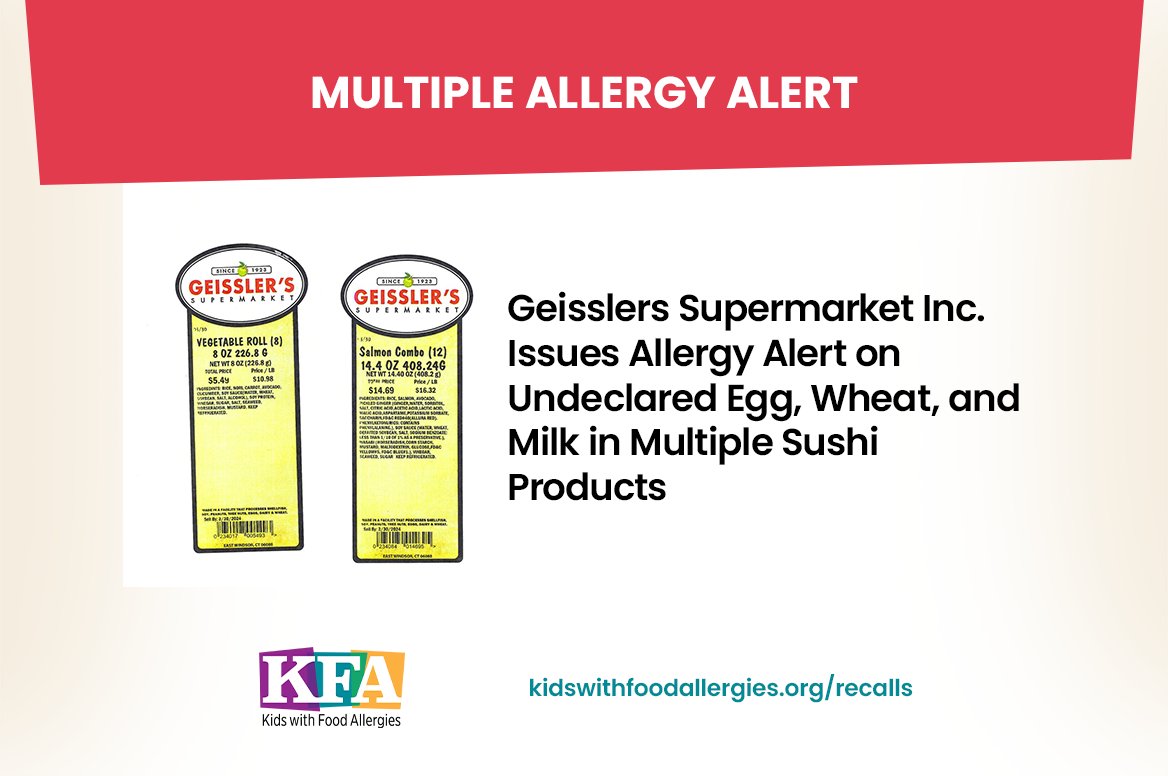 Multiple Allergy Alert: Geisslers Supermarket Sushi Products community.kidswithfoodallergies.org/blog/multiple-…