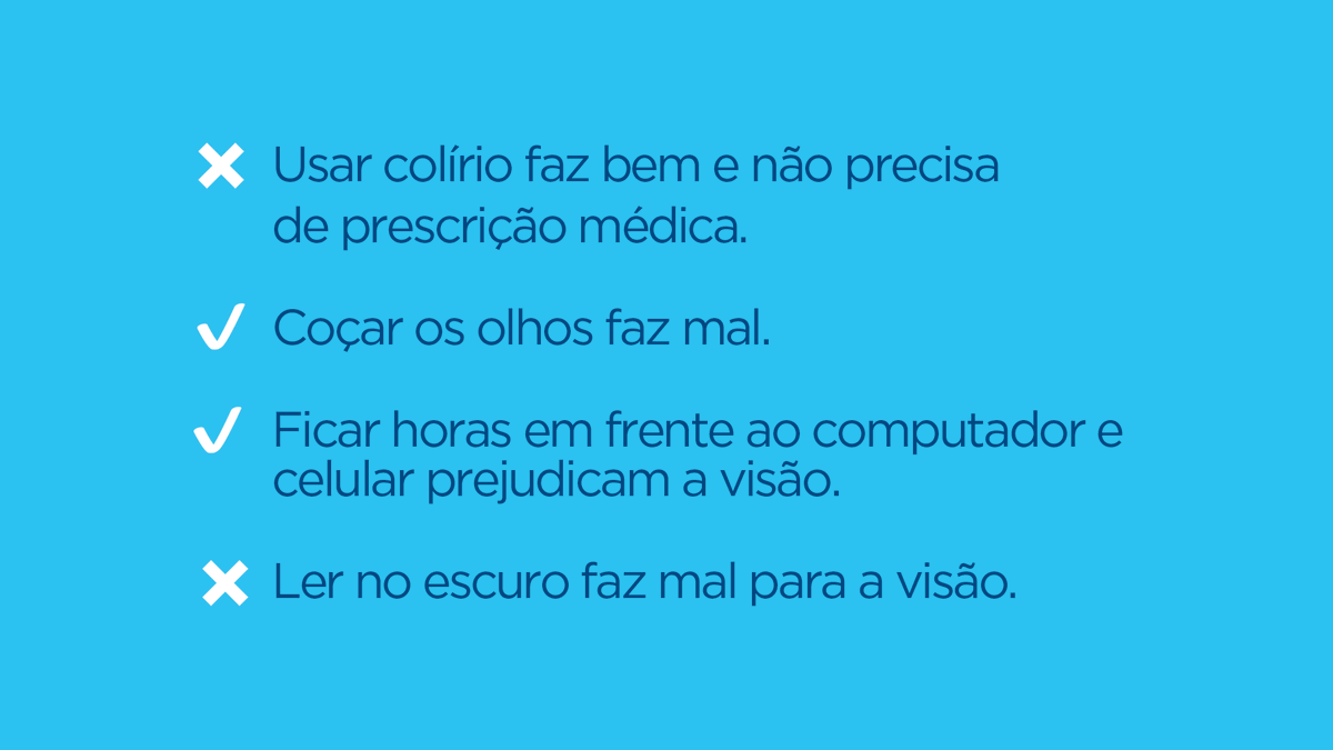 Nesse dia da mentira, nada como lembrar os mitos que rondam por aí sobre a nossa saúde ocular. Passa na Carol mais próxima e tire suas dúvidas para não propagar ainda mais desinformação sobre a saúde dos olhos. 😉 #VocêVêNaCarol #ÓticasCarol