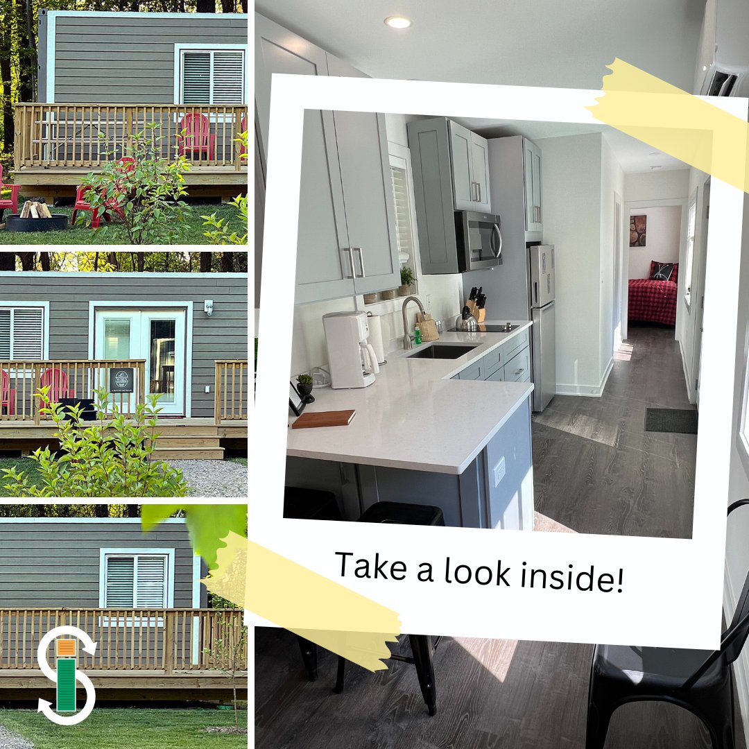 Take a look inside our shipping container homes! 

Plan a trip to Yukon Trails Tiny Home Container Village this summer to experience staying in one of our container homes first hand. Link in our bio! #Glamping

#Chicagobuilder #Sustainablebuilding #Builtforyourpurpose