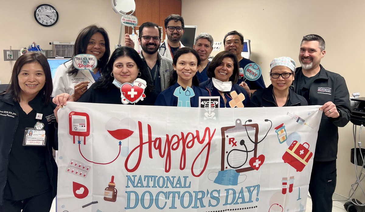 #Blessed to work with some of the best @MDAndersonNews humans around! #MDAPulmonary #WorkFamily #DoctorsDay