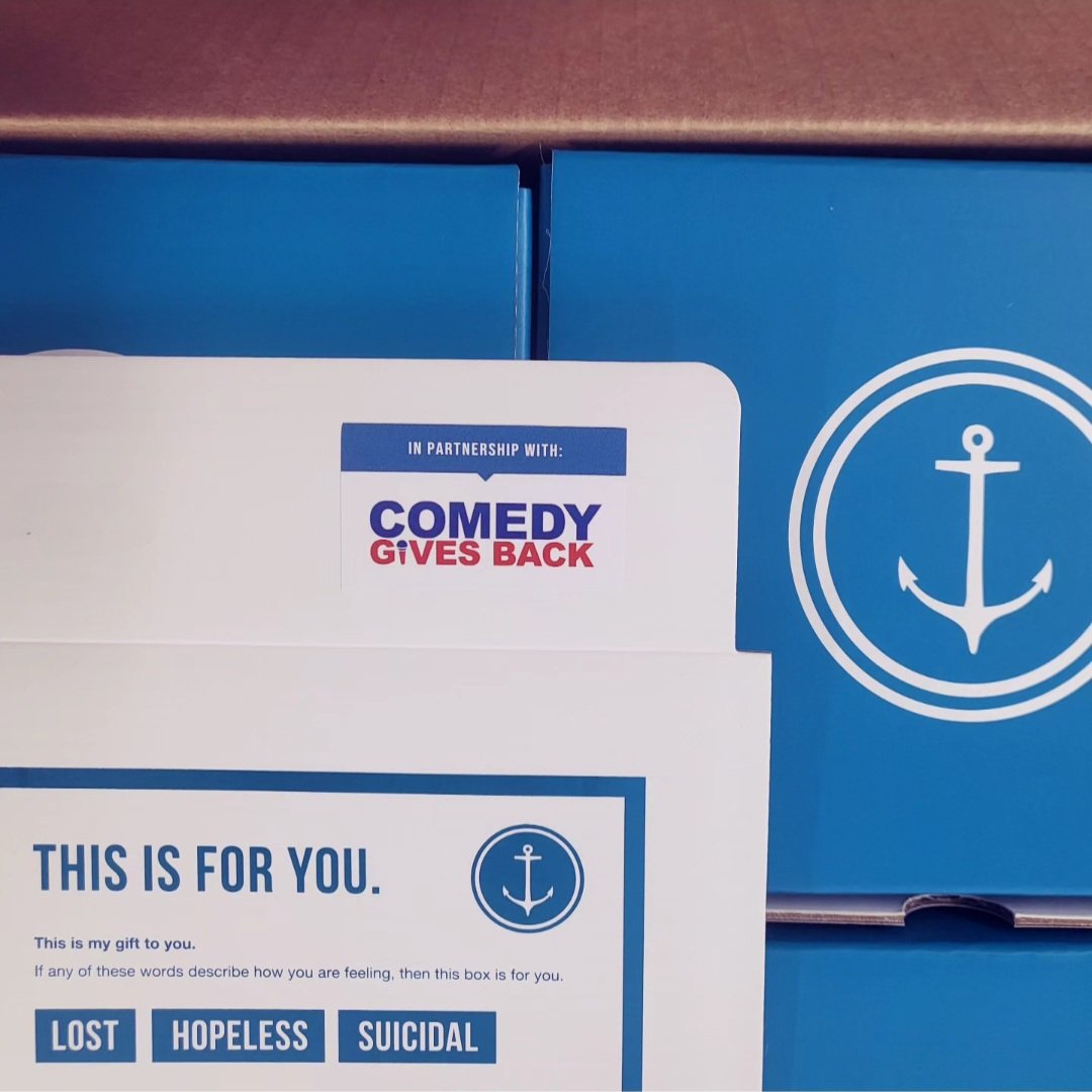 📢✨️ -- NEW PARTNER ANNOUNCEMENT: we're so excited to be teaming up with @ComedyGivesBack to get more FYA boxes into the hands of comedians struggling.