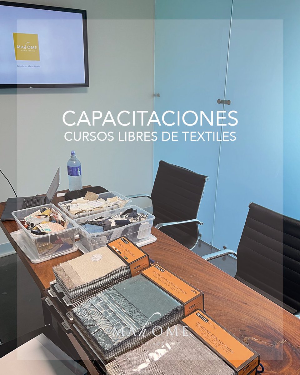 Constantemente veo oficinas de diseño interno y arquitectura “metiendo la pata” escogiendo textiles no aptos para los espacios. Toman decisiones tomando en cuenta la estética del textil, olvidando las especificaciones técnicas del material. ¡Contáctame y te capacito!