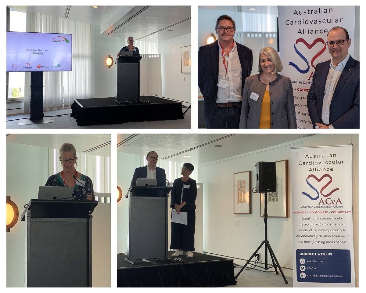 At the National #HypertensionTaskforce Roadmap launch we had the privilege of hearing powerful words from Belinda Bennett & @SenRaffCiccone about how their lives have been impacted by high blood pressure. You can read their stories 👇👇 ozheart.org/lived-experien…