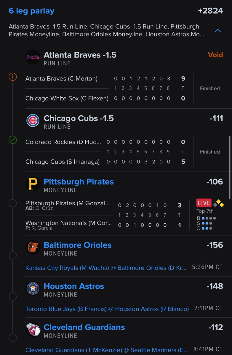 REVERSEJINXPIX's tweet photo. Dear Scamduel,

YOU ARE A JOKE.

Did the @Braves get a win? Yes✅

Was the win by more than 1? Yes✅

Is the game over? Yes✅

SO EXPLAIN TO ME WHY ITS VOID @FanDuel @FDSportsbook @DraftKings @ESPNBet https://t.co/JnE3mjxjxO