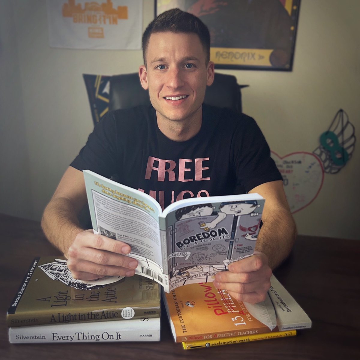 pfishyfisherton's tweet image. Hello twitter people, 

My new poetry book, “Boredom School: For Those Bored In School” is now available for purchase. I put a lot of heart and effort into creating it, and I’m really proud of the final result. I’d love to hear what you think!  

👉sweetheartsandheroes.com/boredomschool