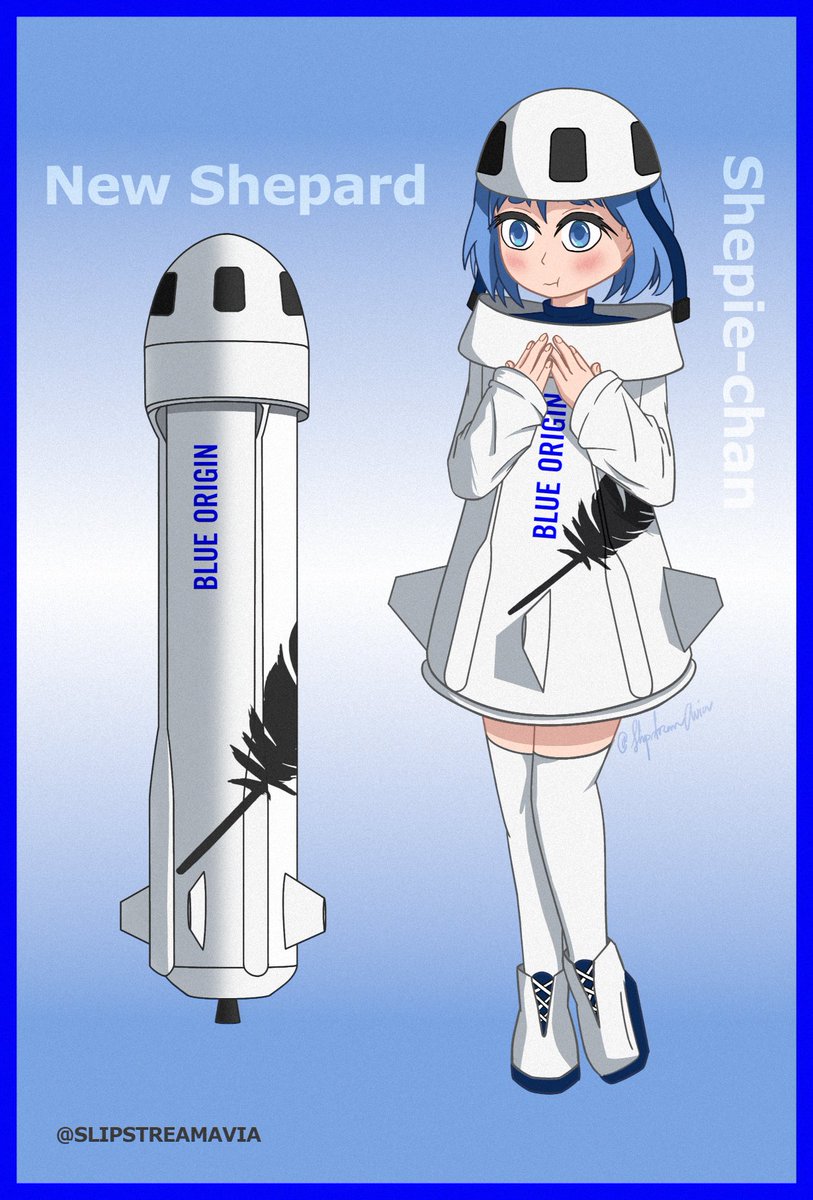 New Shepard Shepie-chan!

'Turns Out My New Shepard Was a Cute Girl!'

#NewShepard #BlueOrigin