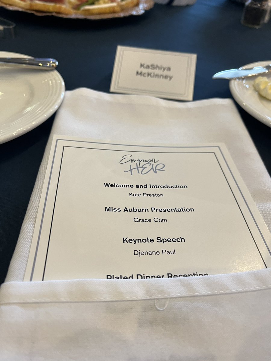 Excited to participate in a roundtable and support Miss Auburn Kate Preston and her EmpowerHER program tonight! So many amazing Auburn Women doing big things. #WarEagle