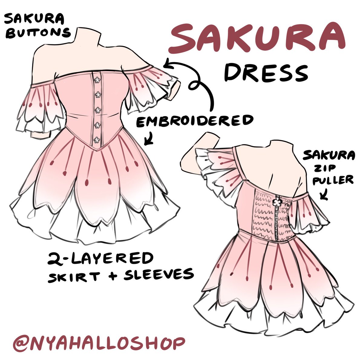 The perfect dress for sakura season 🌸