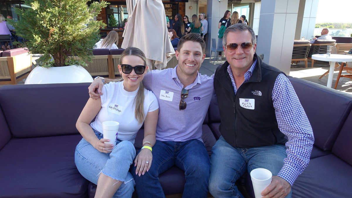 Thanks to everyone who came out to Flying T Club Happy Hour last week! We had a great time talking NIL and enjoying Flying T Vodka before @TCU_Baseball began their sweep 🧹 

#TCUNIL #GoFrogs