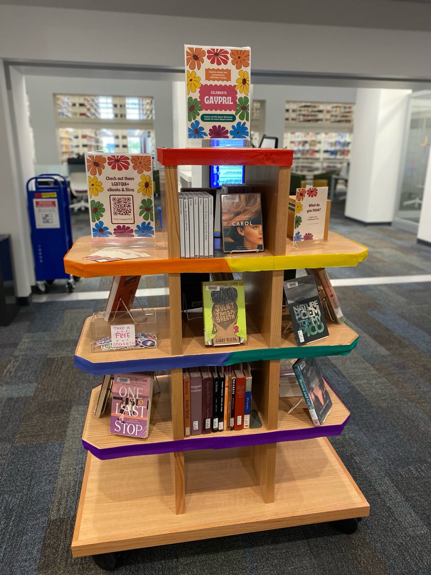 Celebrate #PrideMonth in April! Explore classic and contemporary LGBTQIA+ books and films in the #Gaypril display located on Mudd 2 near the Braxton Popular Reading Collection.