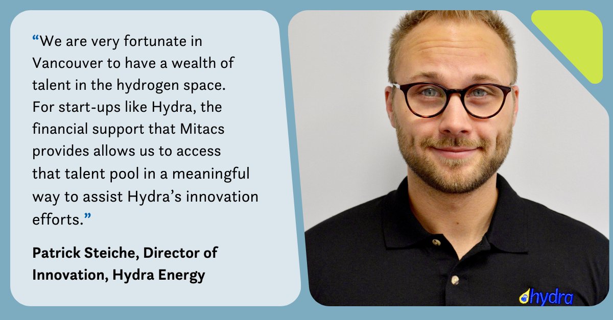 Mitacs (@mitacscanada) on Twitter photo Patrick Steiche, Director of Innovation at <a href="/HydraEnergyNow/">Hydra Energy</a>, explains how access to niche talent is helping reduce transport emissions by 40%. Watch the video for more details: ow.ly/UfeR50R2KQm
For #cleantech solutions, get started here: ow.ly/afrA50R2KPB Patrick Steiche, Director of Innovation at <a href="/HydraEnergyNow/">Hydra Energy</a>, explains how access to niche talent is helping reduce transport emissions by 40%. Watch the video for more details: ow.ly/UfeR50R2KQm
For #cleantech solutions, get started here: ow.ly/afrA50R2KPB
