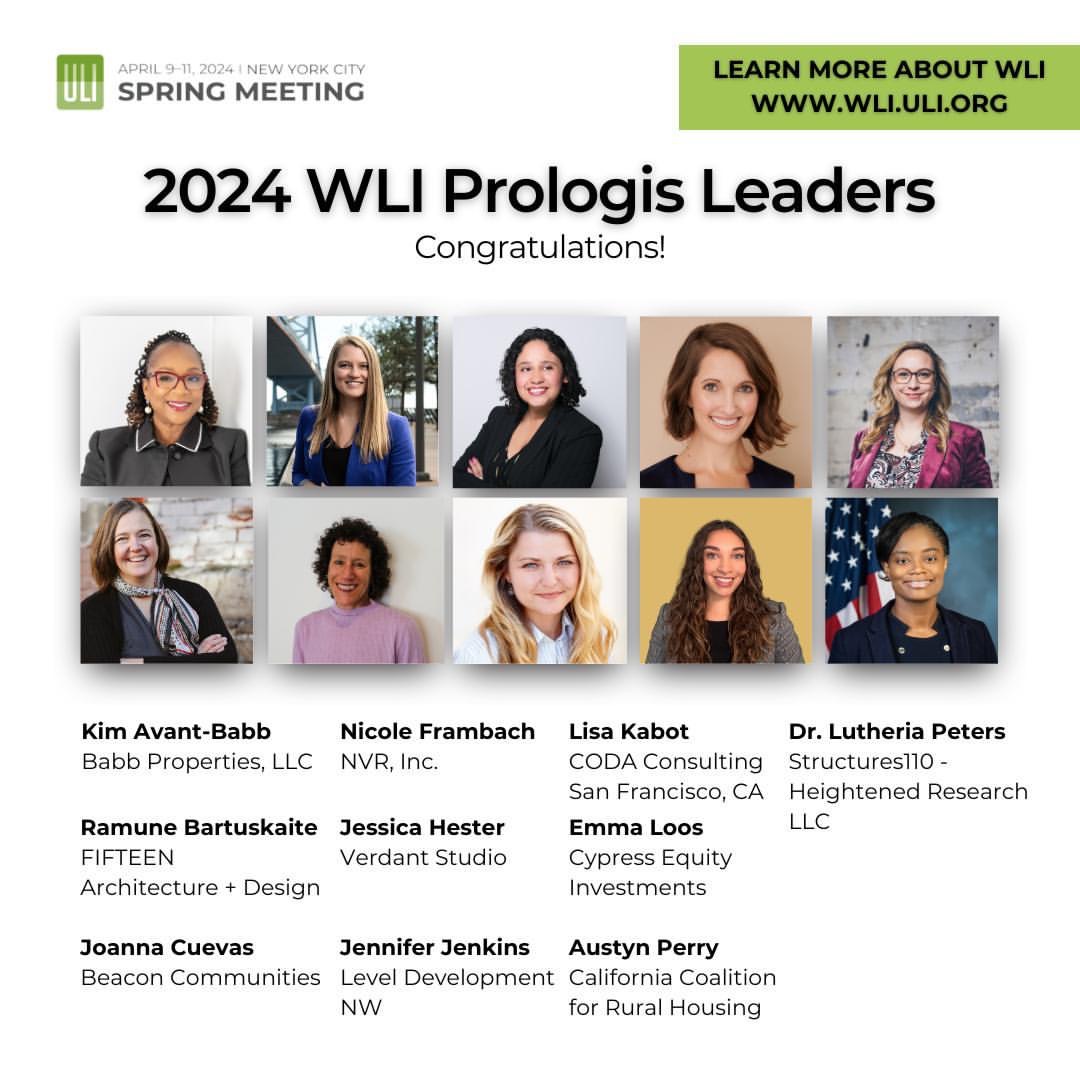 Congratulations to Emma Loos, Vice President of Development at Cypress Equity Investments and Co-Chair of the ULI Los Angeles REACH Initiative Committee, joining the class of #WLI #PrologisLeaders for the 2024 #ULISpring Meeting! 🎊 #WomenLeaders #WhereTheFutureIsBuilt