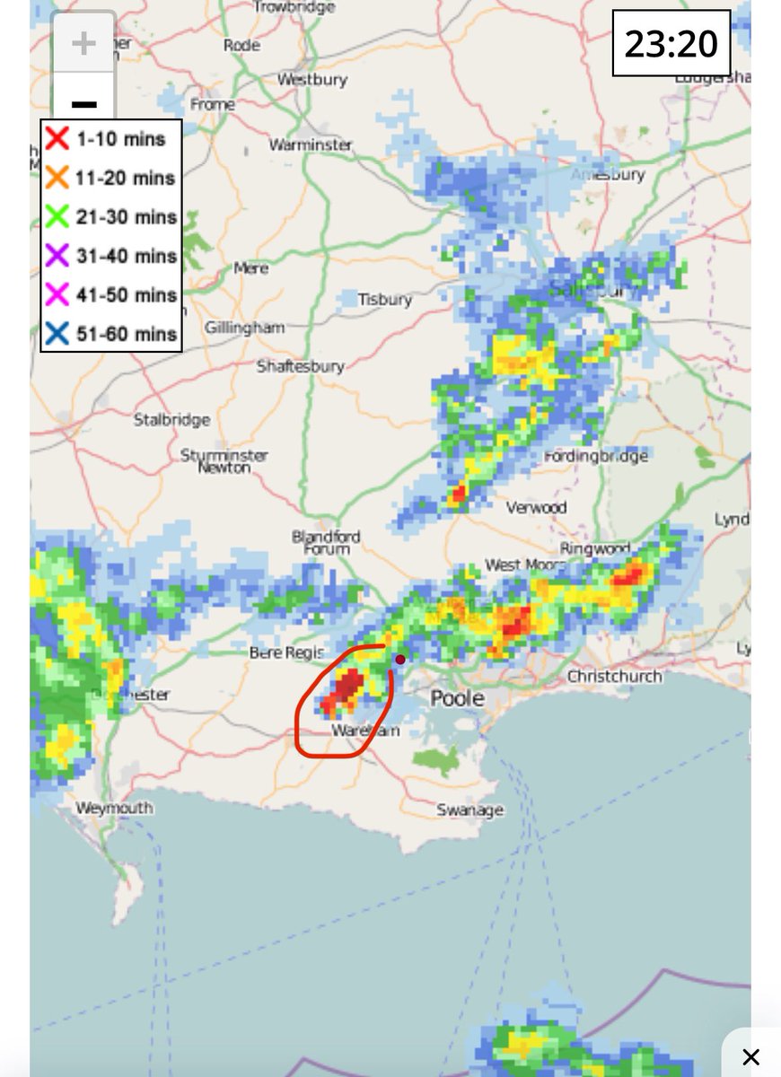 Well that is producing some serious rain!!