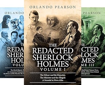 There are now seven Redacted Sherlock Holmes collections in paperback and kindle amzn.to/3IXNyge @OrlandoEPearson @AmazonKindle @KindleReleases @KindleIndia