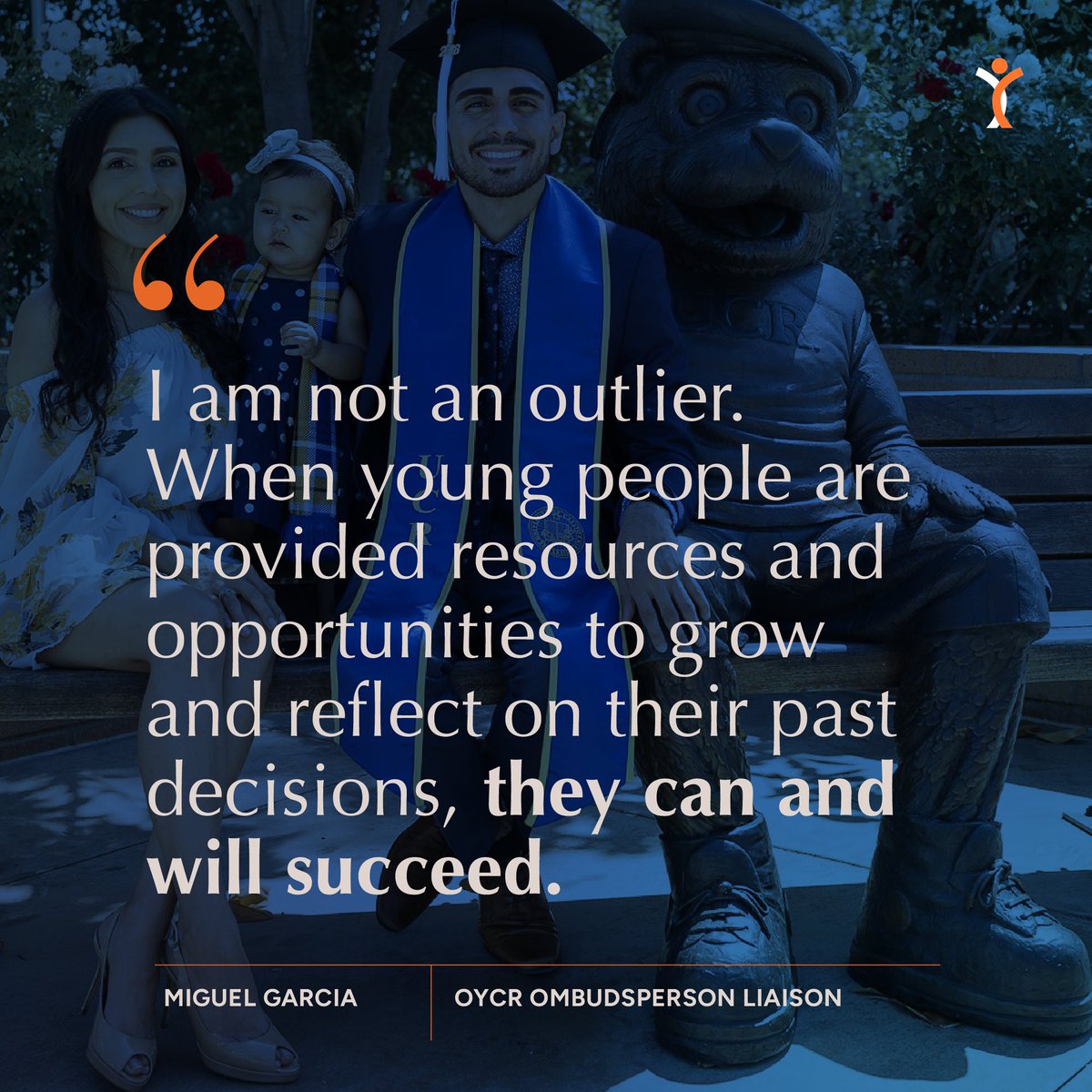 Miguel Garcia is an <a href="/cal_oycr/">Office of Youth and Community Restoration (OYCR)</a> Ombudsperson Liaison, working to support youth in the justice system. But, his journey with the justice system started when he was just 15 years old.⁠

Read Miguel’s full story here: oycr.ca.gov/youth-voices/i…
