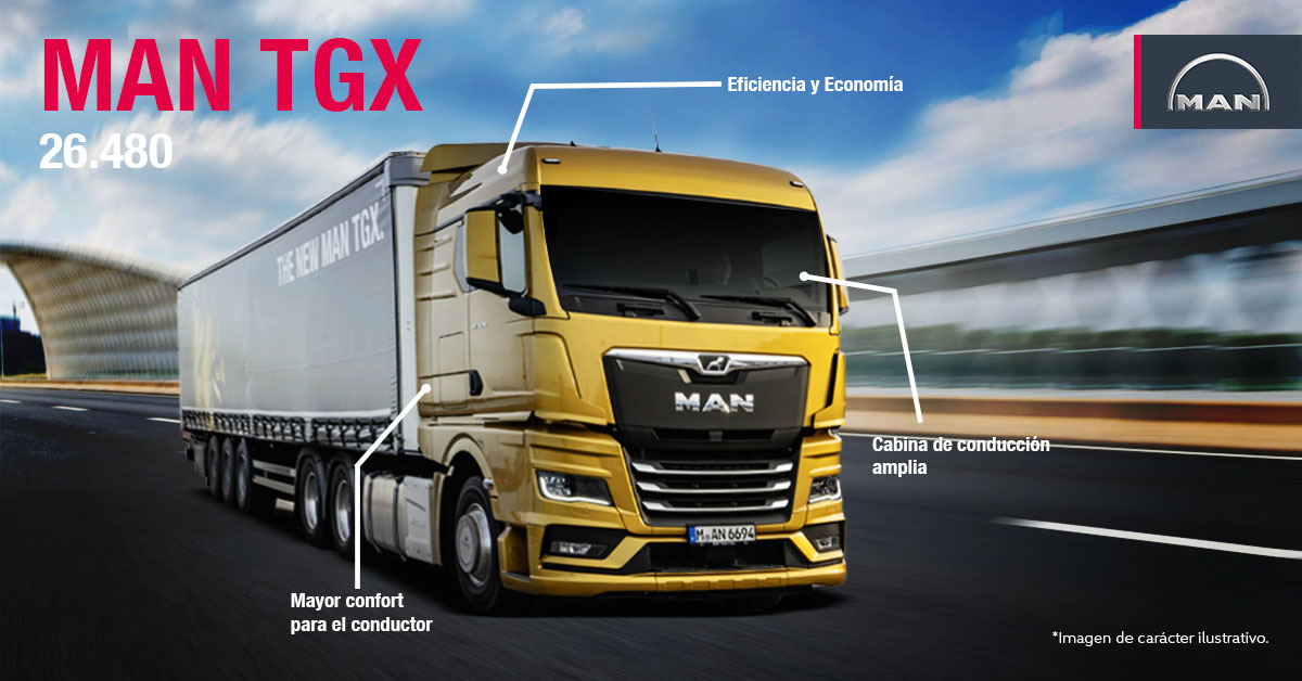 Con MAN TGX, el horizonte es solo el principio. Descubre la innovación que te lleva #MuchoMásAllá. Más información aquí: mantruckandbus.com.mx/camiones/man-t… #MuchoMásAllá #MAN #MANTGX #Trucknology