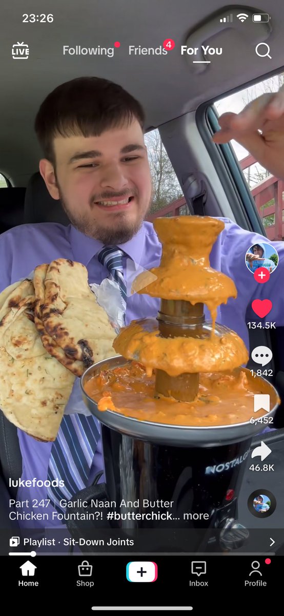 I remember seeing this guy go viral eating butter chicken for the first time and wondering where he was going to go from there. I didn’t imagine this but go off king