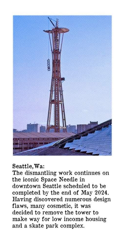 Wow! 
Unbelievable News! I didn’t know this...
😒 😂

#SeattleSpaceNeedle
#SpaceNeedle