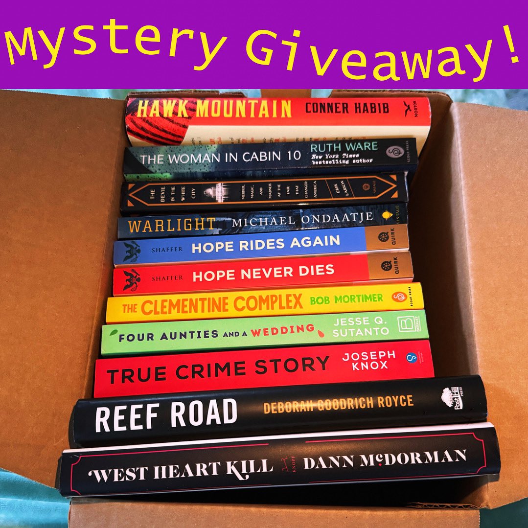 Time for another #giveaway! I need to find these 11 mystery/thrillers a new home! (I’ve read them all, some are my favorites)

Follow, ❤️, RT/QT and/or Comment+Tag a friend to enter for a chance to add these great books 📚 to your collection! Winner selected 4/8.