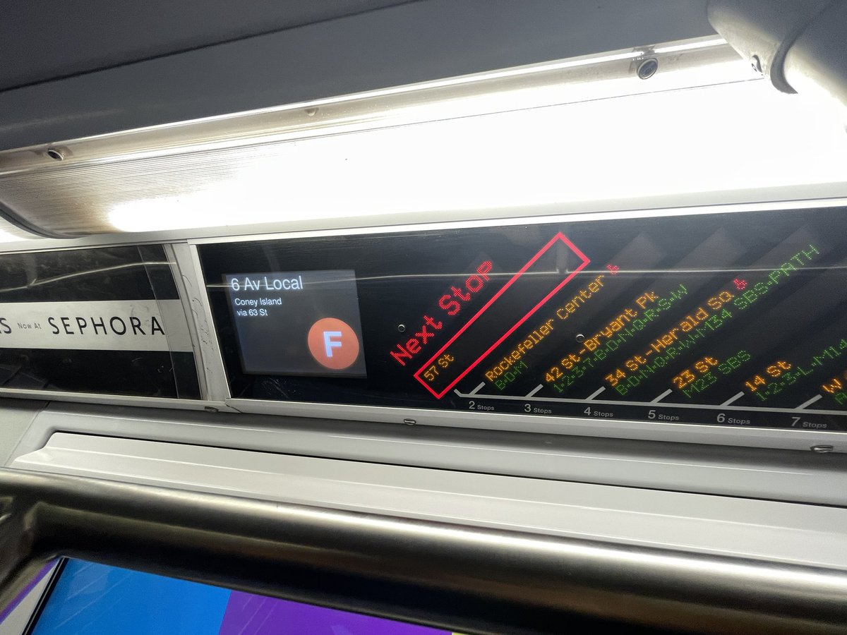 After reporting on the resumption of F train service, I got ON one at Roosevelt Island….and promptly got stuck when “emergency brakes were activated.” The conductor shut power and train simply SAT. When it resumed didn’t sound right pulling into 57th. @nyctsubway @mta #NBC4NY