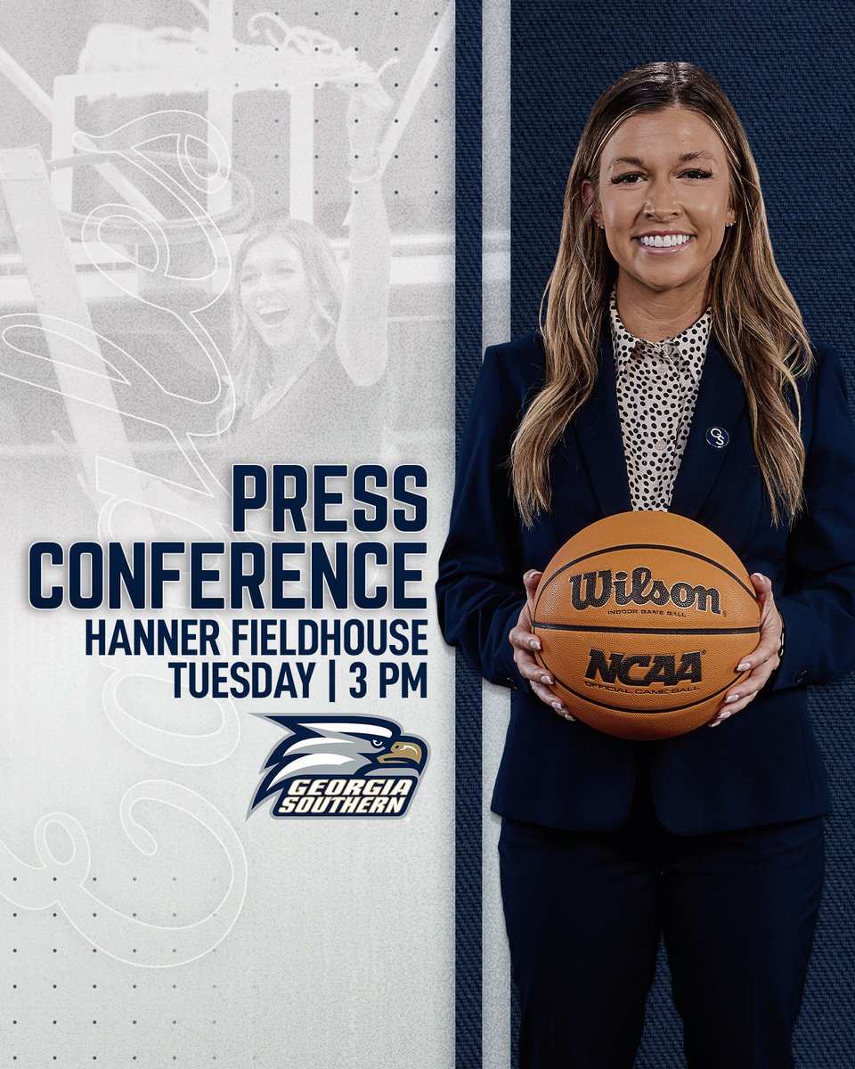 Welcome @CoachHanaHaden 👋 Join us tomorrow as we officially welcome the ninth head coach in Georgia Southern women’s basketball history. #HailSouthern