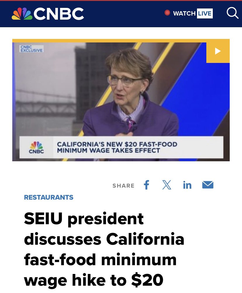 In a monumental moment for labor rights, SEIU President Mary Kay Henry breaks down the impact of California's landmark wage increase to $20/hour for fast-food workers! seiu.co/3IZVv4s