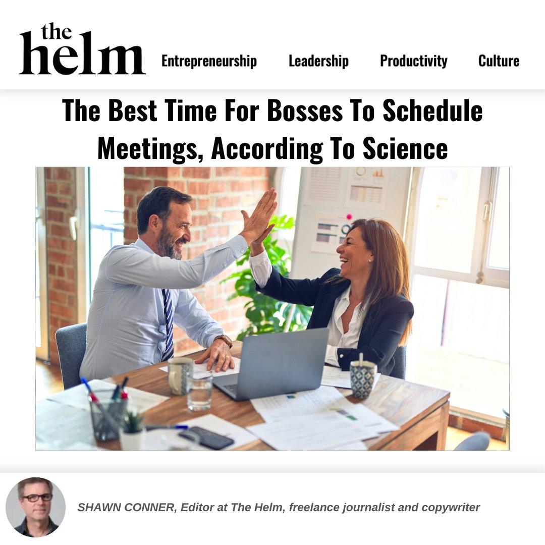 As popular as it is to bash meetings, leaders know that that a good meeting is arguably one of the most effective executive communications tools. Read how to avoid unproductive meetings — planning them for when everyone’s biorhythms are peaking. csuitecontent.com/the-best-time-…