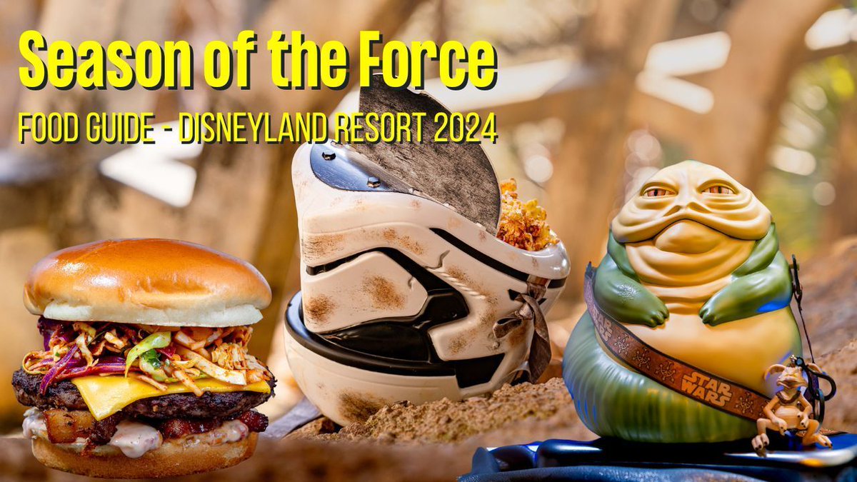 Geek Eats: Foods of the Season of the Force for Disneyland Resort 2024  buff.ly/3TDWXOT

#seasonoftheforce #starwars #geekeats #disneyland #food