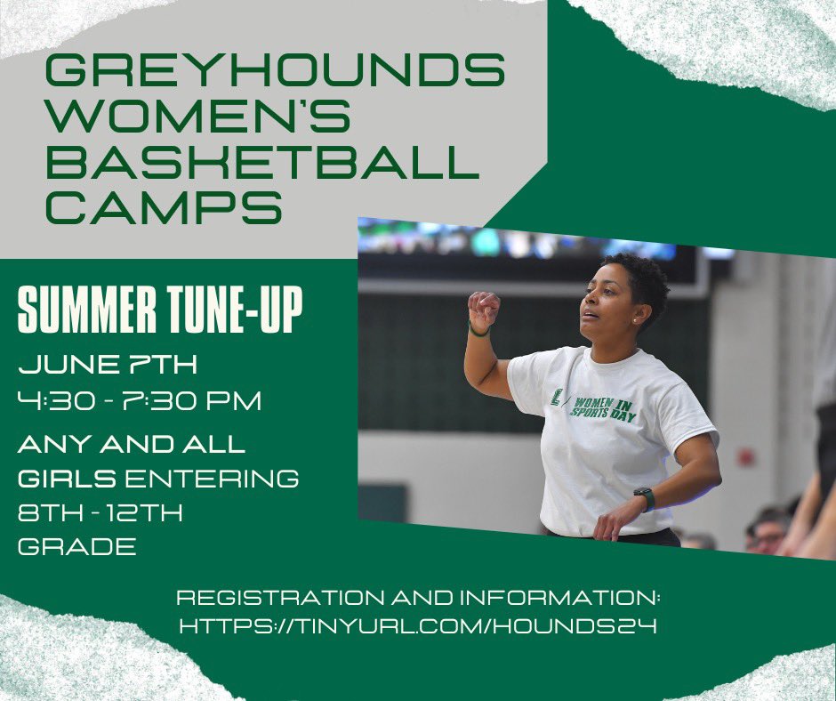 No jokes here, Greyhounds Women’s Basketball Camps are back for another year of action! You can register now in the link below. ⬇️
🔗: tinyurl.com/Hounds24