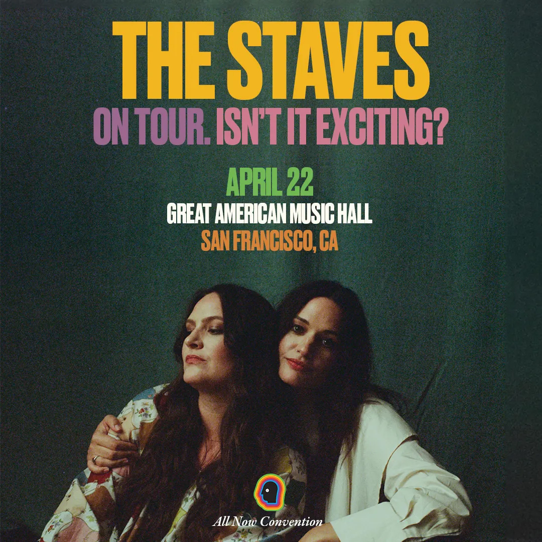 AmoebaSF's tweet photo. 😎👉Follow us &amp; Retweet for a chance to win a pair of tickets to see @thestaves on Monday, April 22nd at @GAMH, PLUS their latest album “All Now” on vinyl!
(Must be able to pick up tickets at Amoeba SF.)
“All Now” is out now via @NonesuchRecords! https://t.co/qOFxbbRI6S