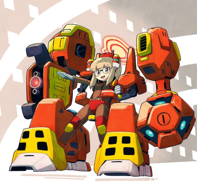 バーチャロンのドルカスっぽい武装の女の子 
