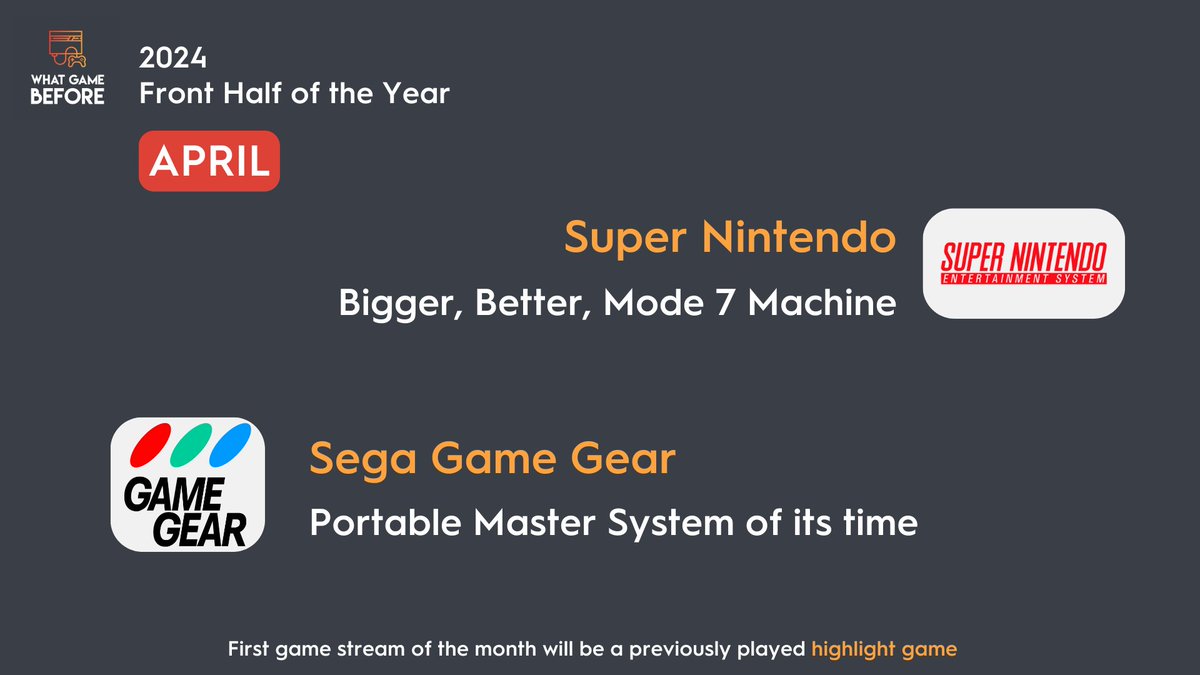 WhatGameBefore's tweet image. Going live in a few minutes for the first stream of the month! 2 new platforms and a highlight game too - come say hi!

twitch.tv/whatgamebefore