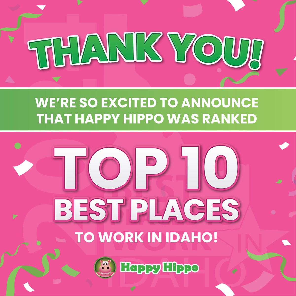 Thrilled and honored to be voted one of the best places to work in Idaho! 🌟 It's all thanks to our amazing team who bring their passion and dedication every day. Here's to creating a workplace where everyone feels valued and supported. 🎉 #BestPlaceToWork #IdahoProud #TeamGoals