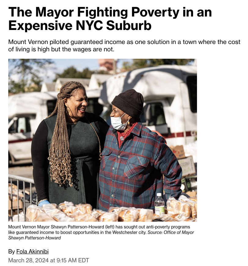 “Oftentimes when we are providing assistance to people, you almost take away their dignity and make them tell their poverty story over and over again,” @MayorSPH told @business about using #GuaranteedIncome to build what she calls a 'dignity economy.' bloomberg.com/news/articles/…