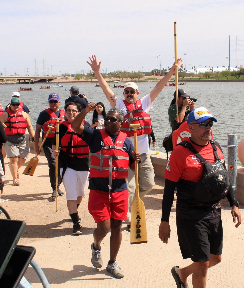 Congratulations to our Asian American & Friends Professional Network and their all-business resource group team for competing in the Arizona Dragon Boat Association’s annual race in Tempe, AZ! #LifeAtWAL