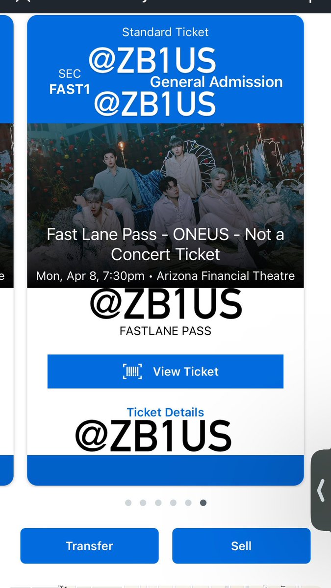 minamz0_1's tweet photo. WTS 2 ONEUS TICKETS FOR THE PHOENIX AZ STOP AND FAST PASS
SEC:1 ROW: 12 SEATS: 10-9
BELOW FACE VALUE
150-200 FOR BOTH (check insta for all info!)
MY INSTA ACC IS @ZB1US
#oneus #oneustour #oneuswts #oneusaz https://t.co/vjEG1CIrsR