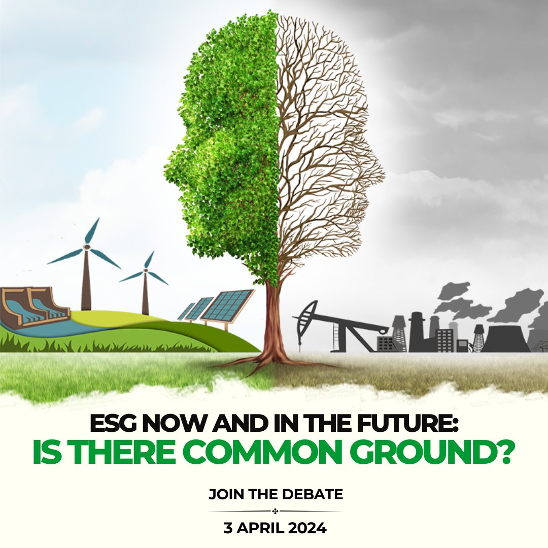 Ready for a fair and balanced conversation on the pros and cons of #ESG? This Wednesday (4/3) at 5:30 PST, don’t miss @UAZFreedom’s: ESG Now and in the Future: Is There Common Ground? Add the live stream to your calendar here: ow.ly/LR7850R5ZXm