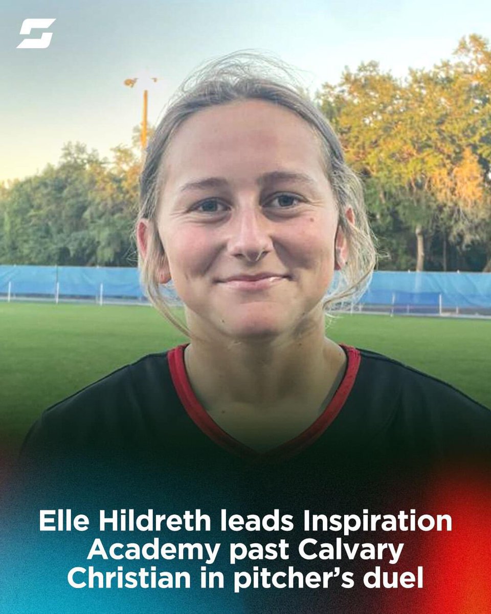 Inspiration Academy and Elle Hildreth move on to another win 👏🥎 'We as a team have been really working hard. Hard work pays off.' highschool.athlonsports.com/florida/2024/0…