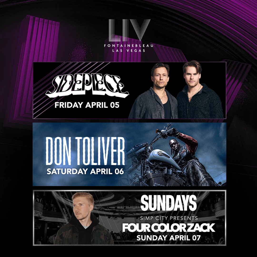 Living for weekends under the Halo🪩 4/5 @youasidepiece 4/6 @dontoliver 4/7 Simp City presents @FOURCOLORZACK Tickets & Reservations: LIVNIGHTCLUB.COM