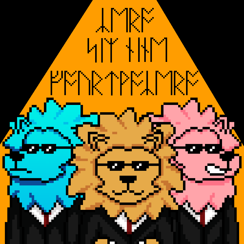 Decode the symbols. Join the Pride. Only few shall enter the cabal.